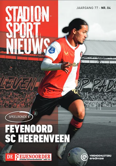 Programmaboekje Feyenoord – sc Heerenveen