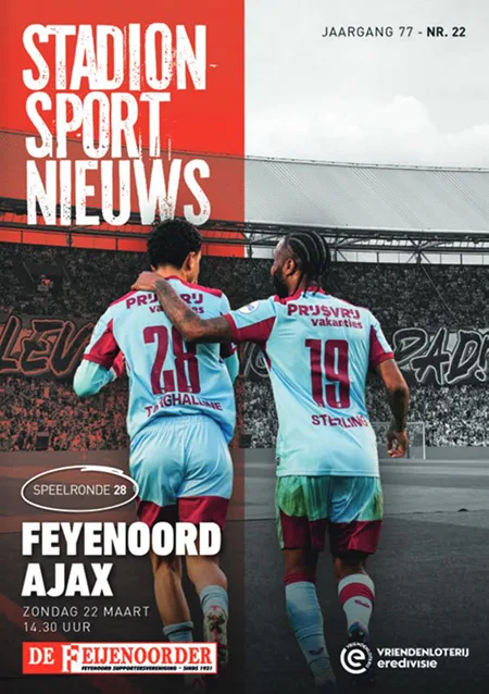 Programmaboekje Feyenoord – AFC Ajax