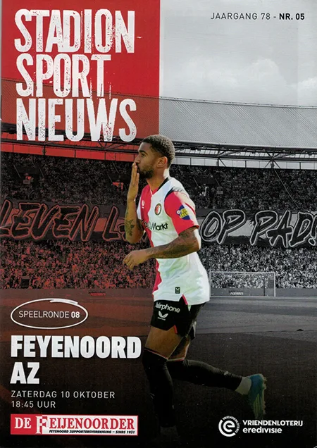 Programmaboekje Feyenoord – AZ