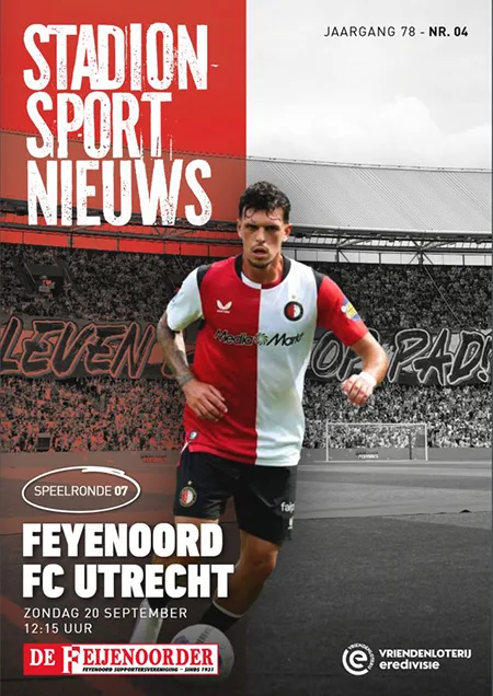 Programmaboekje Feyenoord – FC Utrecht