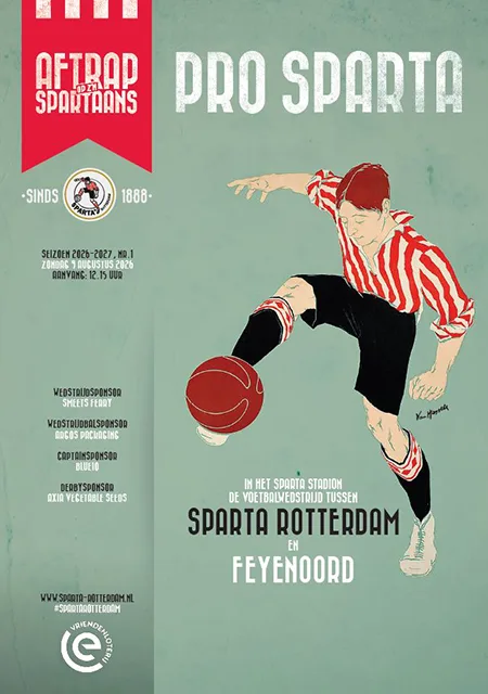 Programmaboekje Sparta Rotterdam – Feyenoord