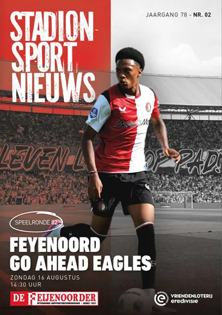 Programmaboekje Feyenoord – Go Ahead Eagles
