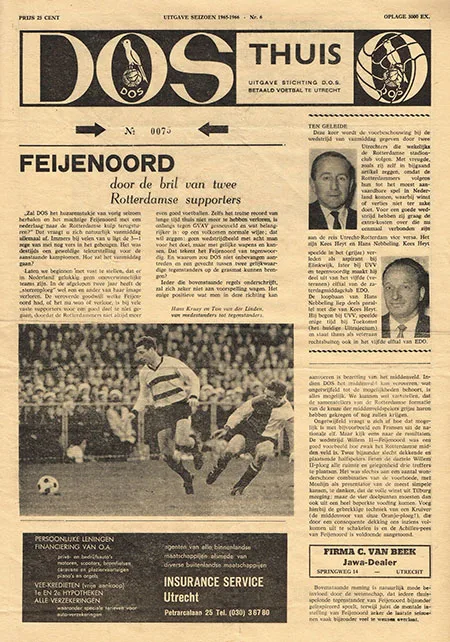 Programmaboekje DOS – Feyenoord