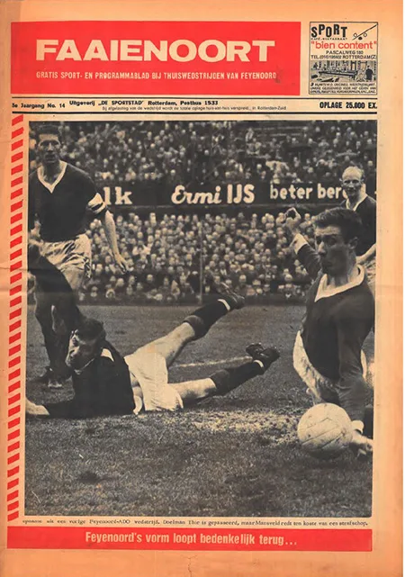 Programmaboekje Feyenoord – ADO Den Haag