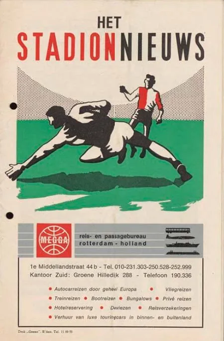 Programmaboekje Feyenoord – DWS