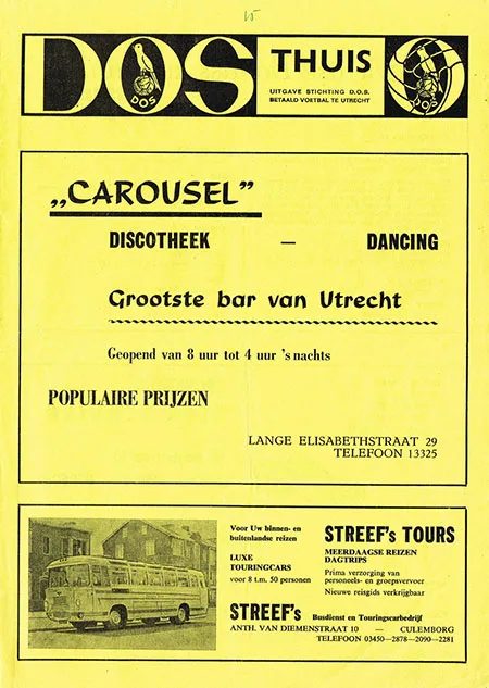 Programmaboekje DOS – Feyenoord