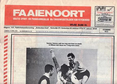 Programmaboekje Feyenoord – SC NEC