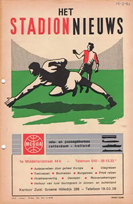 Programmaboekje Feyenoord – SC NEC