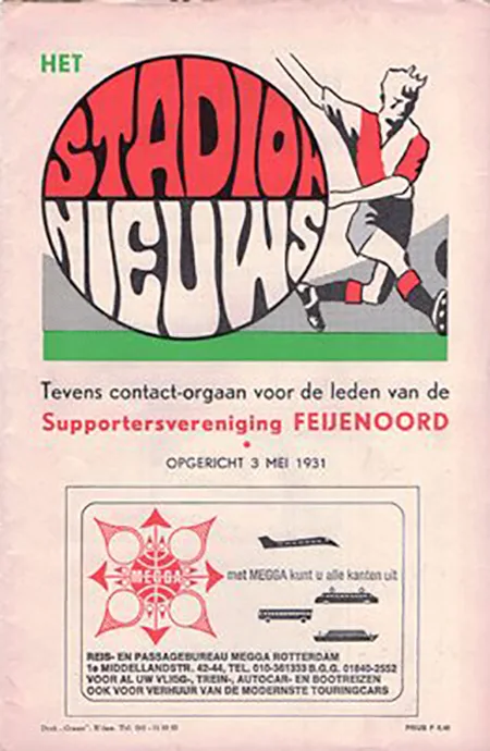 Programmaboekje Feyenoord – SC NEC
