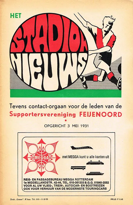 Programmaboekje Feyenoord – FC Utrecht