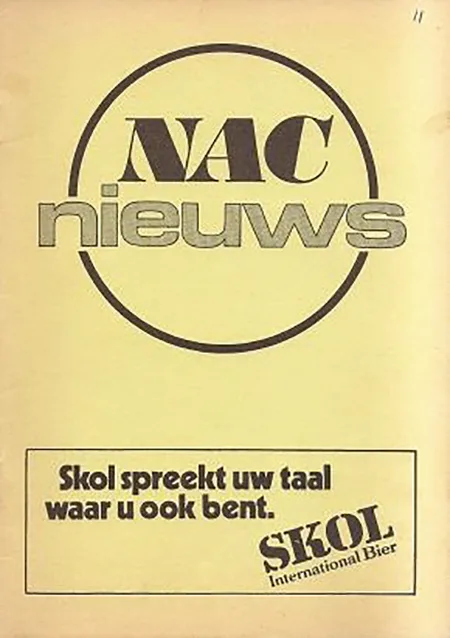 Programmaboekje NAC Breda – Feyenoord
