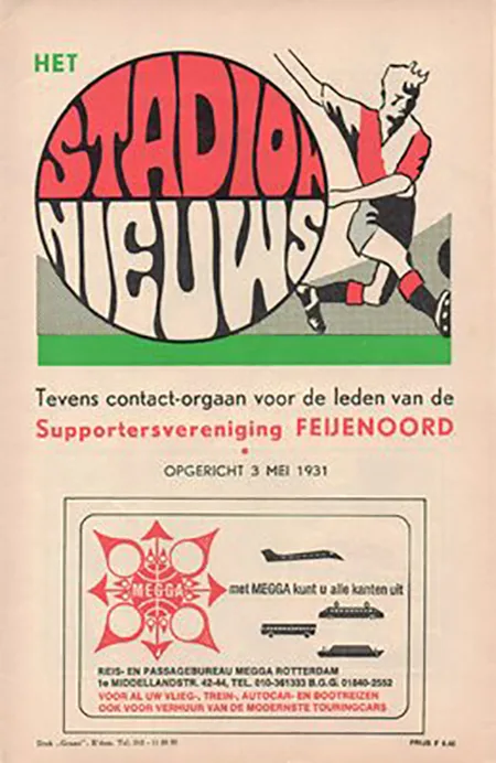 Programmaboekje Feyenoord – SC NEC