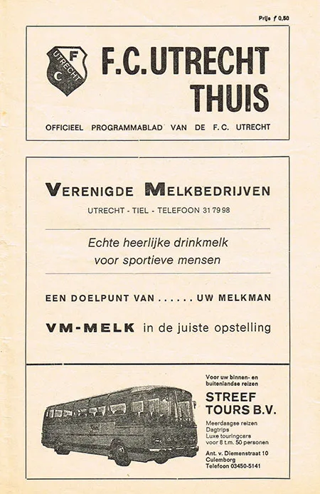Programmaboekje FC Utrecht – Feyenoord