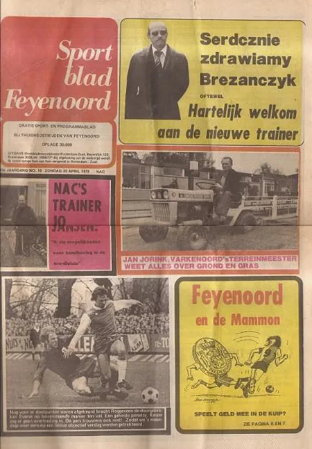 Programmaboekje Feyenoord – NAC Breda