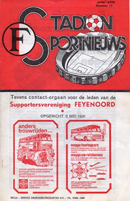 Programmaboekje Feyenoord – SC NEC