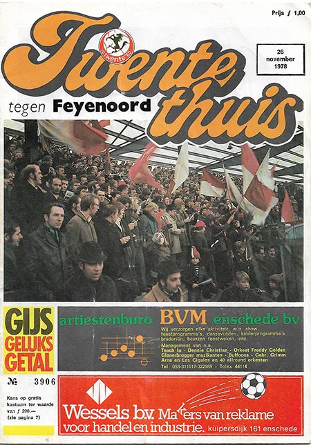 Programmaboekje FC Twente – Feyenoord