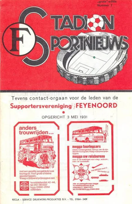 Programmaboekje Feyenoord – NAC Breda
