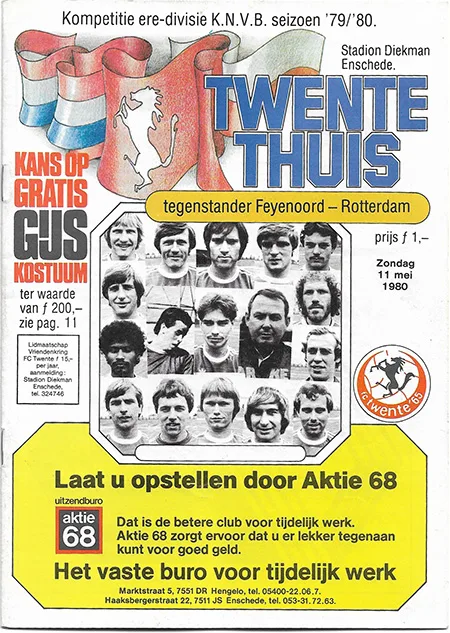 Programmaboekje FC Twente – Feyenoord