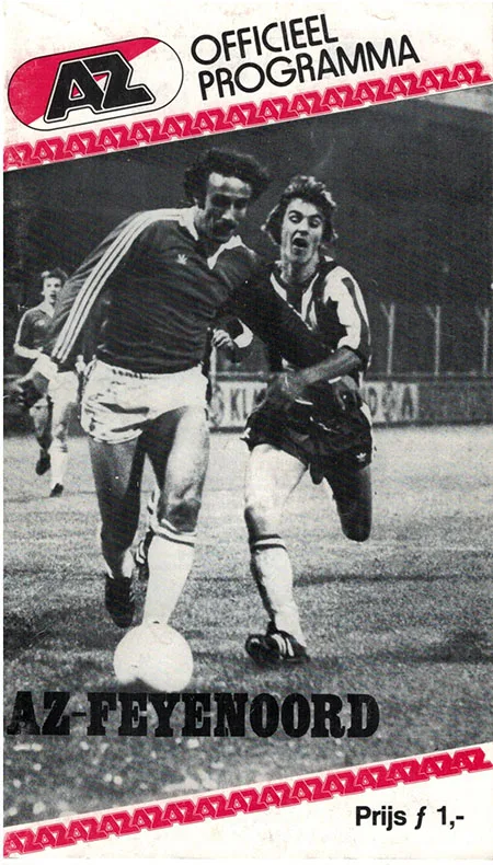 Programmaboekje AZ – Feyenoord