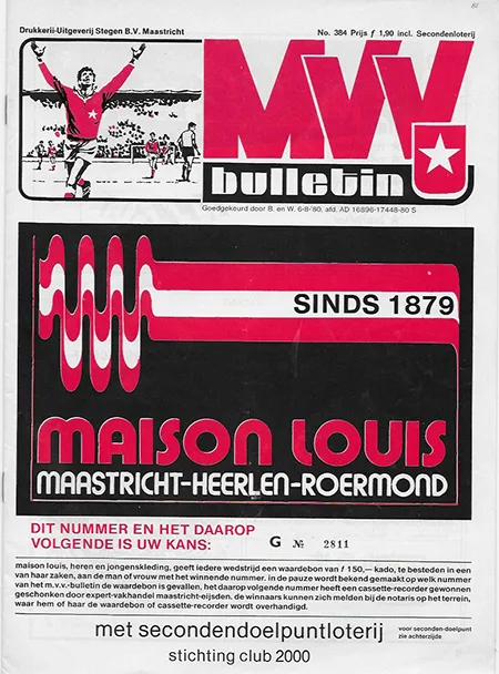 Programmaboekje MVV – Feyenoord