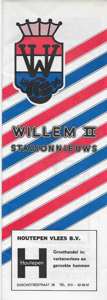 Programmaboekje Willem II – Feyenoord