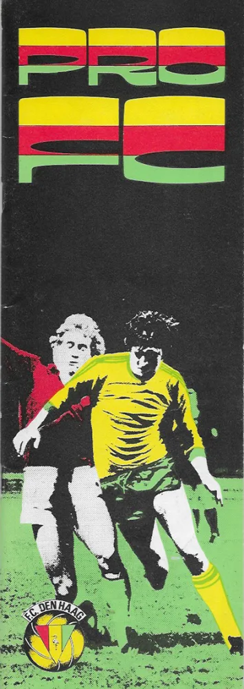 Programmaboekje ADO Den Haag – Feyenoord