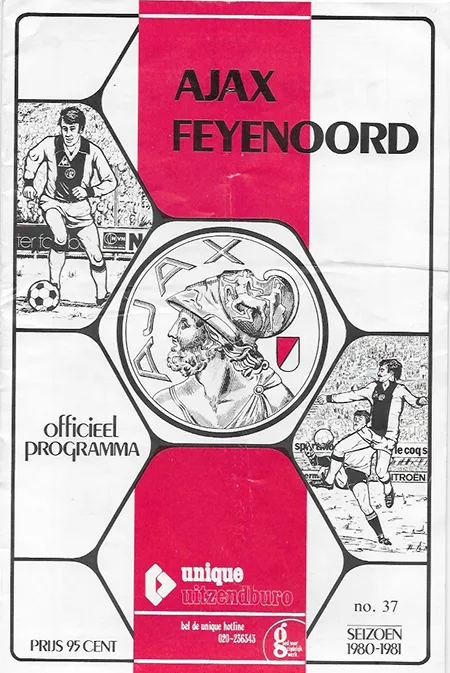Programmaboekje AFC Ajax – Feyenoord