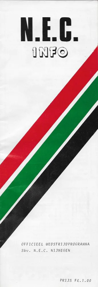 Programmaboekje SC NEC – Feyenoord