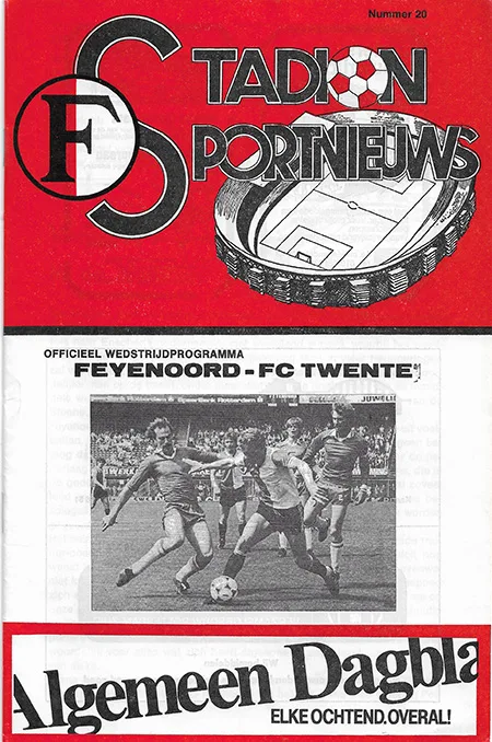 Programmaboekje Feyenoord – FC Twente