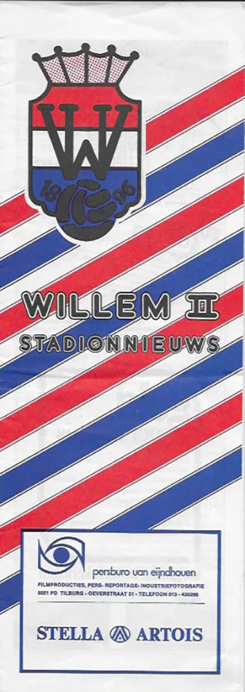 Programmaboekje Willem II – Feyenoord