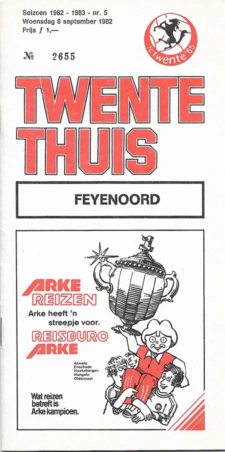 Programmaboekje FC Twente – Feyenoord