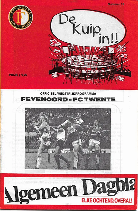 Programmaboekje Feyenoord – FC Twente