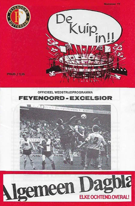 Programmaboekje Feyenoord – Excelsior