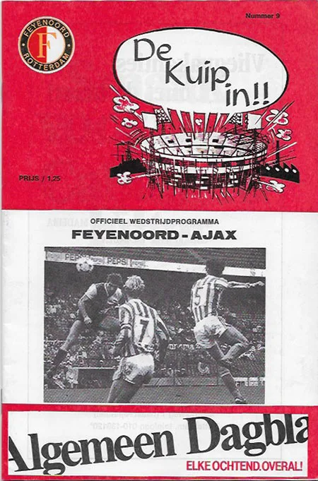 Programmaboekje Feyenoord – AFC Ajax