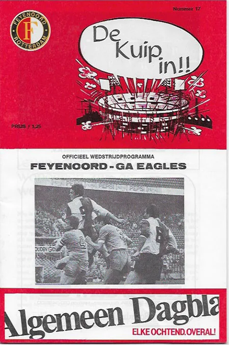 Programmaboekje Feyenoord – Go Ahead Eagles