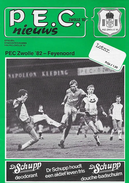 Programmaboekje FC Zwolle – Feyenoord