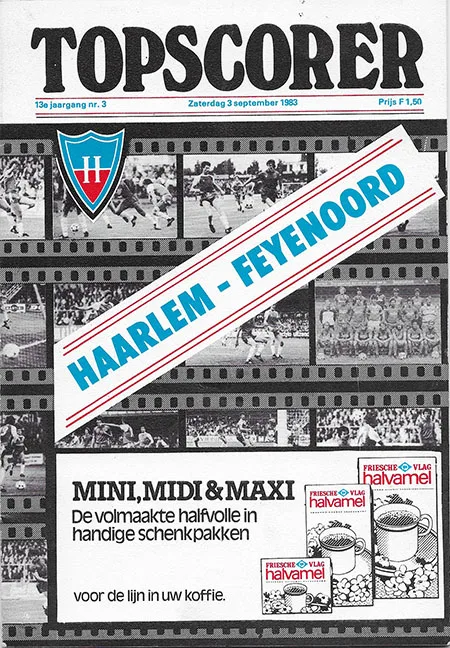 Programmaboekje Haarlem – Feyenoord