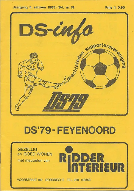 Programmaboekje Drechtsteden '79 – Feyenoord
