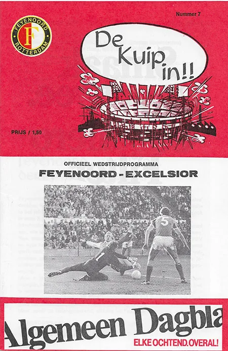 Programmaboekje Feyenoord – Excelsior