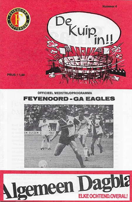 Programmaboekje Feyenoord – Go Ahead Eagles