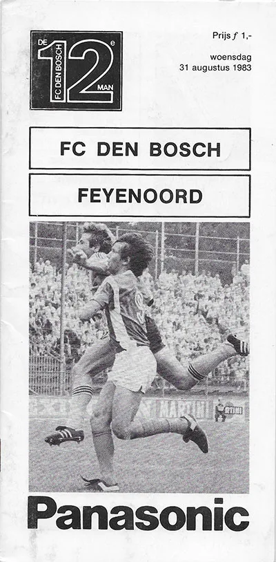 Programmaboekje FC Den Bosch – Feyenoord