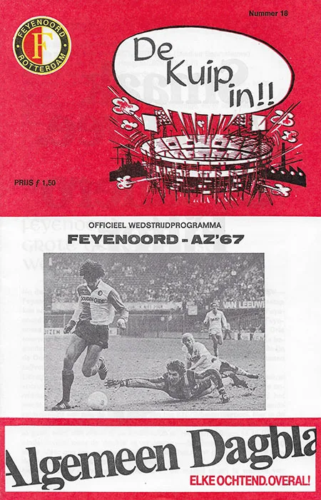 Programmaboekje Feyenoord – AZ