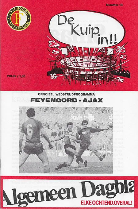 Programmaboekje Feyenoord – AFC Ajax