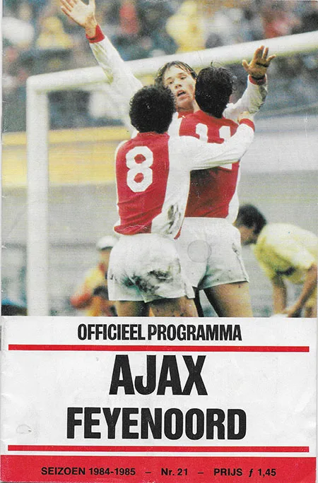 Programmaboekje AFC Ajax – Feyenoord