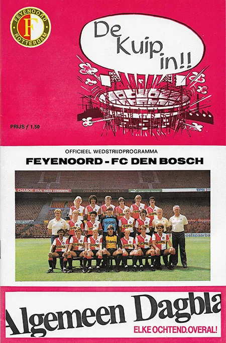 Programmaboekje Feyenoord – FC Den Bosch