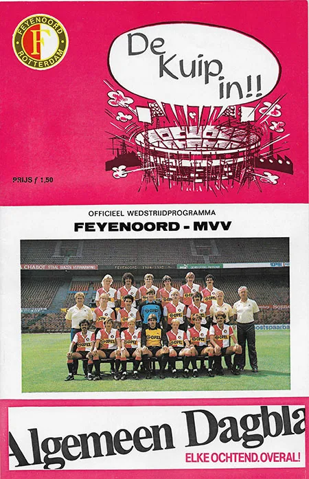 Programmaboekje Feyenoord – MVV