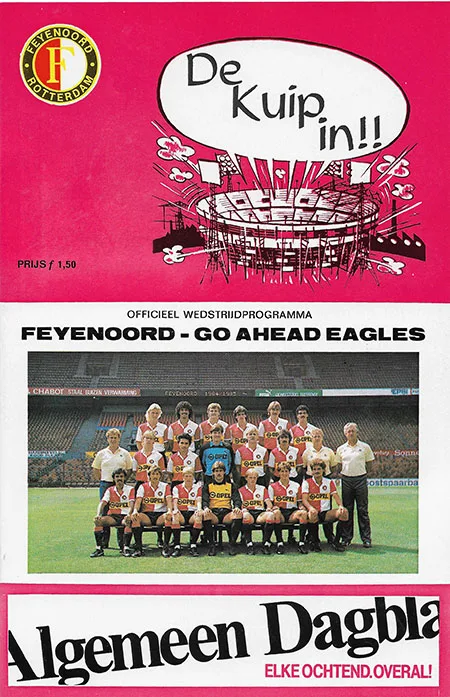 Programmaboekje Feyenoord – Go Ahead Eagles
