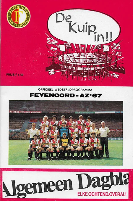 Programmaboekje Feyenoord – AZ