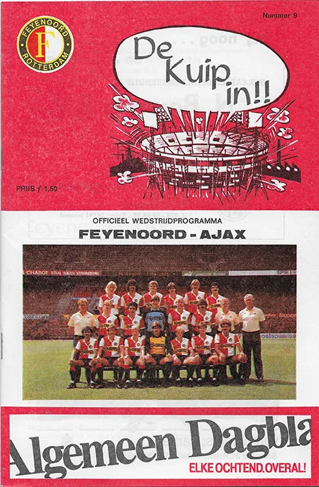 Programmaboekje Feyenoord – AFC Ajax