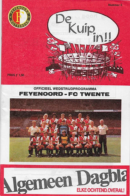 Programmaboekje Feyenoord – FC Twente
